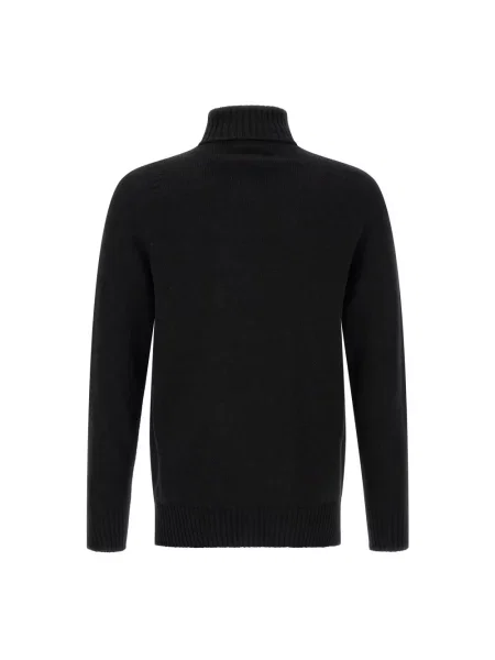 Sweter z golfem Ma'ry'ya wełniany czarny