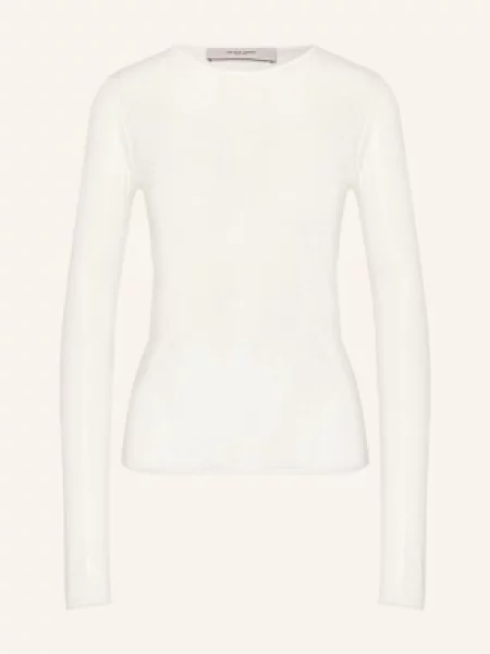 Golden Goose Koszulka Z Długim Rękawem weiss złota