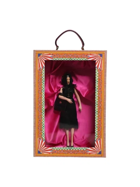 Sukienka Dolce And Gabbana skórzana czarna