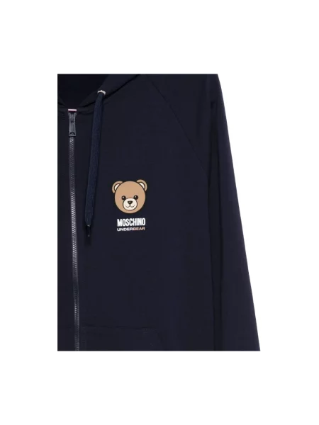 Sweter Moschino niebieski
