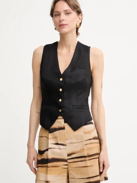 Elisabetta Franchi vestă pentru femei cu in negru