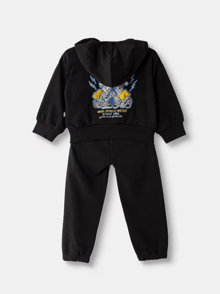 Vans спортен комплект анцуг за деца с Checker Bros FZ Set черно