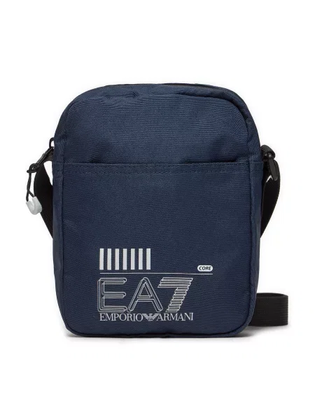 Сумка з логотипом Emporio Armani Train Core 2 л темно-синій/білий біла