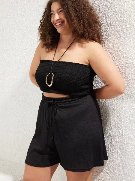 Trendyol Curve Pantaloni negru