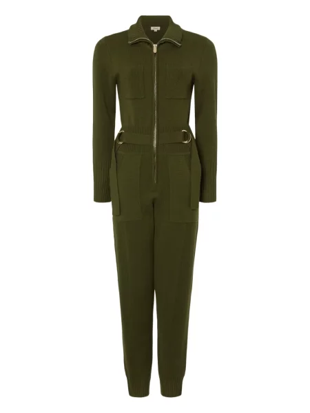 Pleteni kombinezon Temperley London zelena