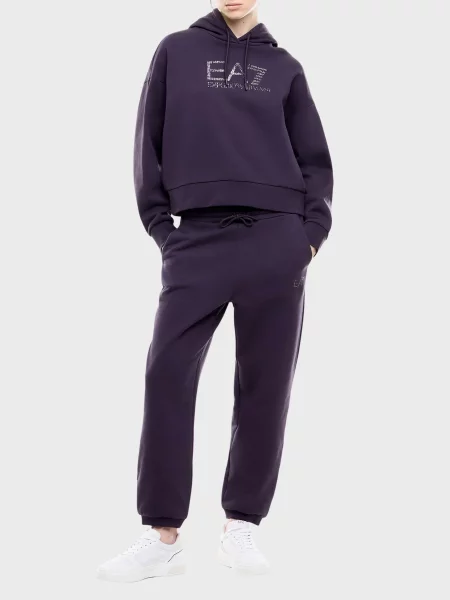 Спортивний костюм Ea7 Emporio Armani фіолетовий