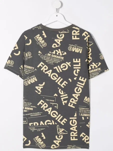 Koszulka dziecięca Mm6 Maison Margiela szara
