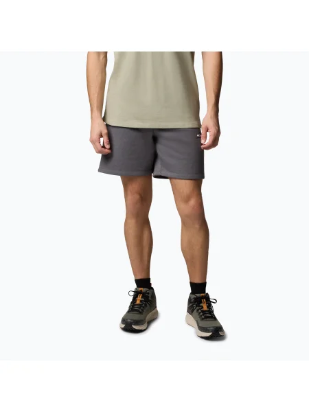 Pantaloni scurți de trekking pentru bărbați Columbia Meridian Creek city grey/heather gri