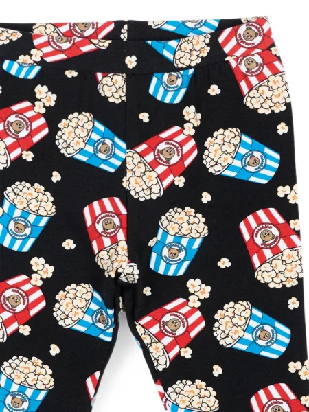 Legginsy dziecięce Moschino czarne