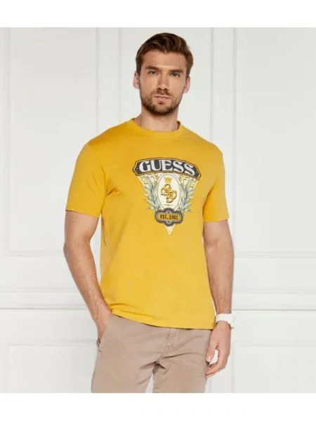 GUESS Tricou galben
