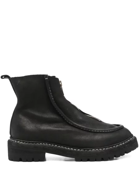 Botine Guidi din piele negru