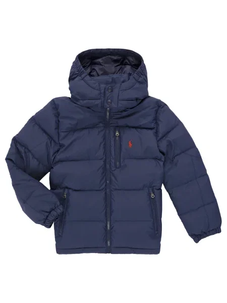 Geacă cu puf copii Polo Ralph Lauren albastru