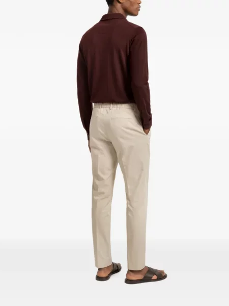Lung tricou polo Orlebar Brown maro