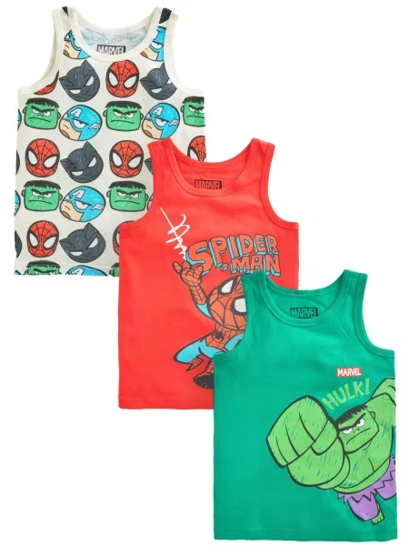 Next Tricou verde smarald / roșu orange / negru / lână alb