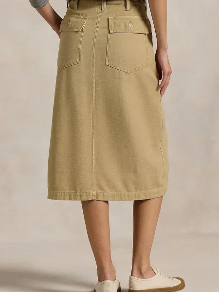 Sukňa Polo Ralph Lauren RICKY MD SK béžová