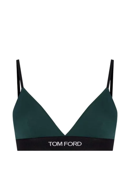 Сутиен с триъгълни чашки Tom Ford с автограф зелено