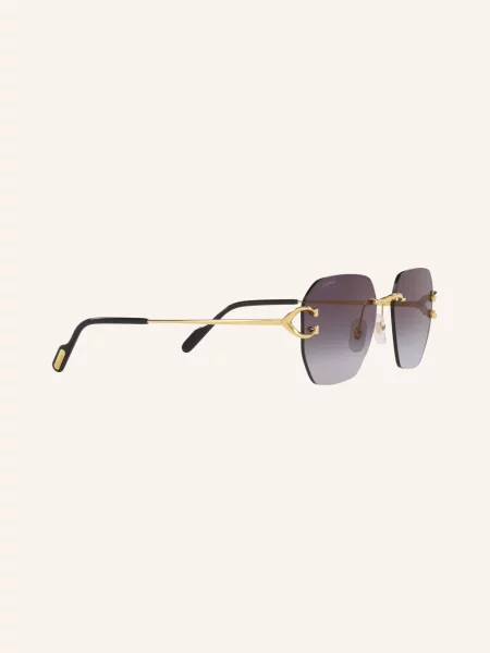 Cartier Okulary Przeciwsłoneczne gold