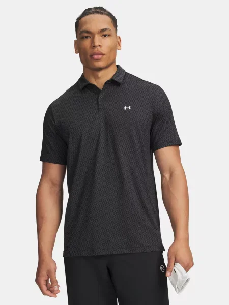 Polo majica Under Armour crna
