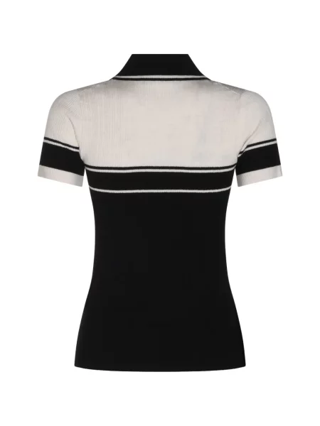 Πλεκτό polo Amiri μαύρο