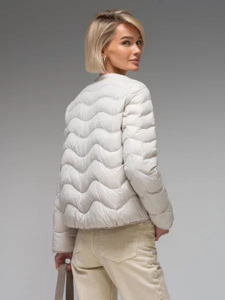 Демисезонная куртка Viva Wear серая