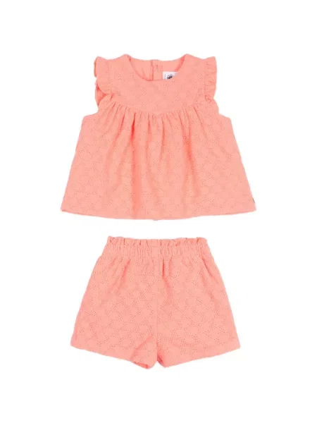 Szorty dziecięce Petit Bateau różowe