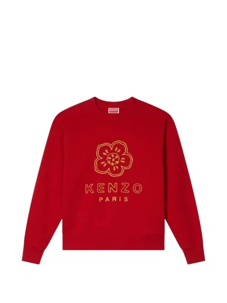 Суитчър Kenzo бродиран на цветя червено