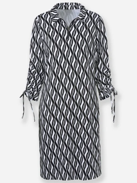 Heine Rochie negru alb