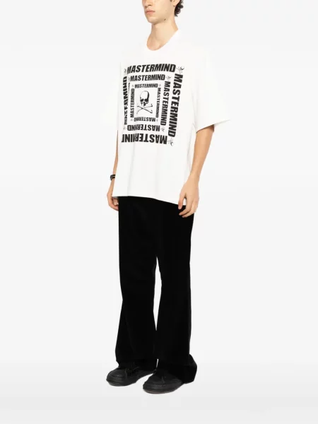 Tricou Mastermind World cu imagine alb
