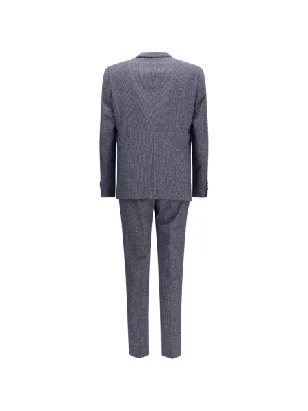 Costum Boss cu dungi albastru
