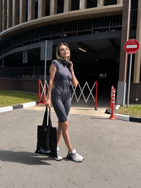 Asalart Комбінезон Графіт Мікрофібра