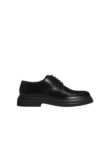 Derby Dolce And Gabbana skórzany czarny