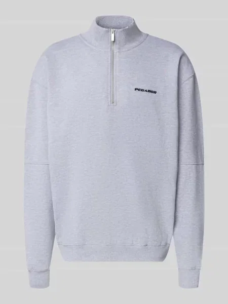 Bluza o kroju relaxed fit z mieszanki bawełny Pegador