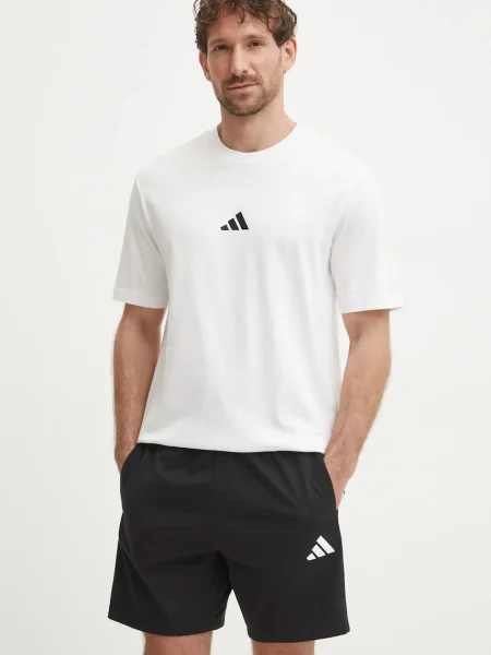 Koszulka Essentials Small Logo Single Jersey biała
