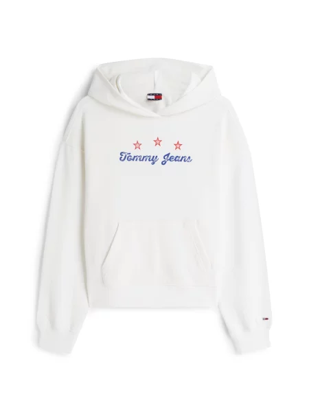 Geacă de blugi Tommy Jeans alb