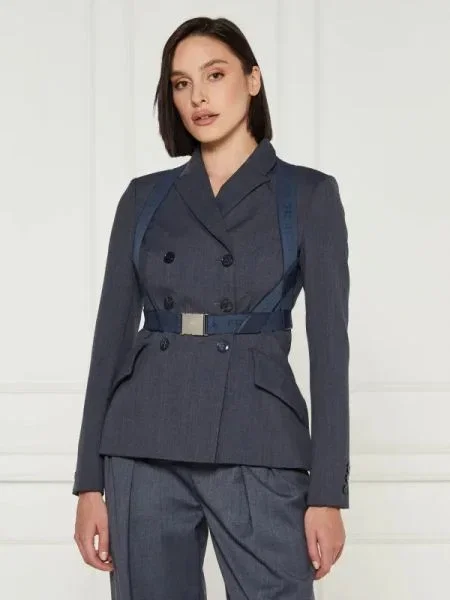 Elisabetta Franchi Jachetă cu adaos de lână