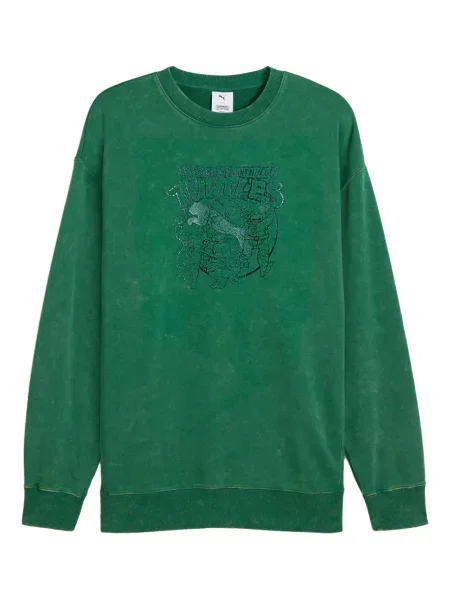 Tricou Puma cu decolteu rotund verde