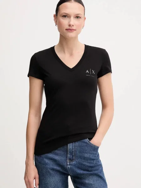 Kratka majica Armani Exchange črna