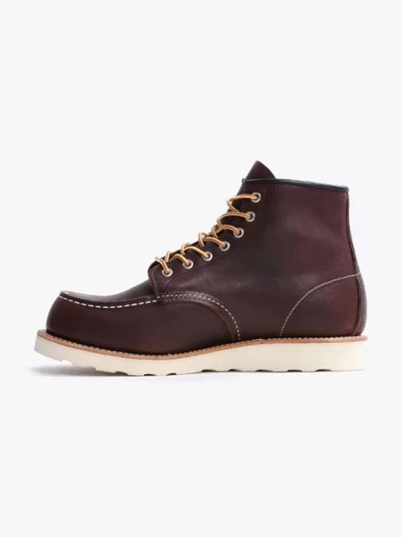 Δερμάτινα παπούτσια Red Wing Moc Toe κόκκινο