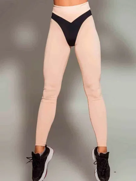 Легінси Totalfit з високою посадкою бежеві