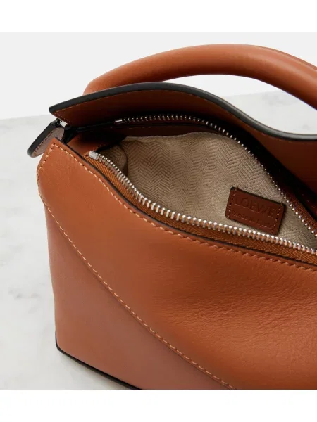 Geantă shopper Loewe din piele maro