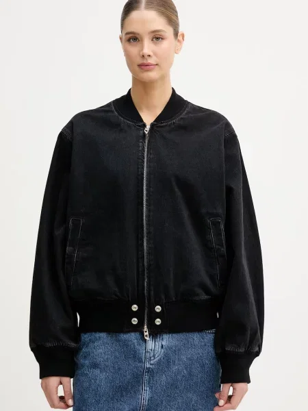 Diesel geacă bomber denim D-GUZ negru