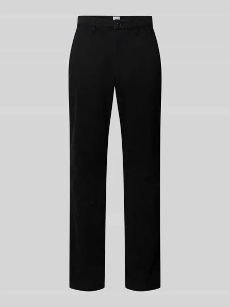 Chinos w kroju slim fit z wpuszczanymi Gap czarne