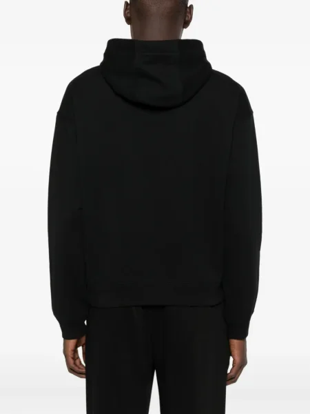 Hanorac cu glugă Versace cu imagine negru