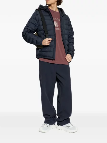 Pantaloni Moncler albastru