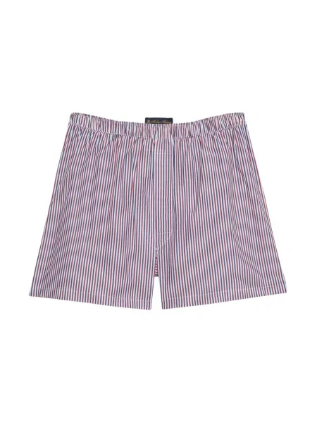 Bokserki Brooks Brothers w paski z paskiem czerwone