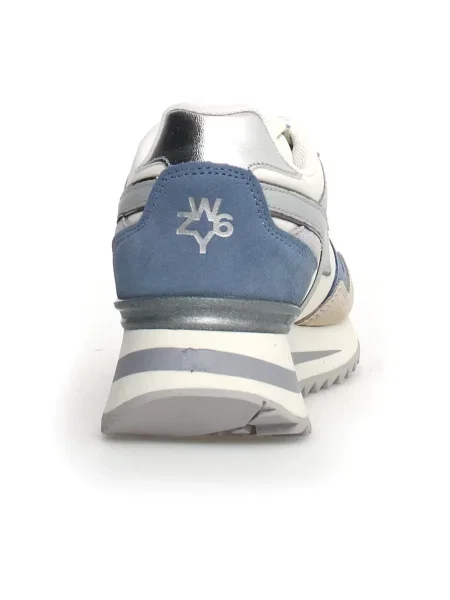 Sneakersy W6yz zamszowe niebieskie