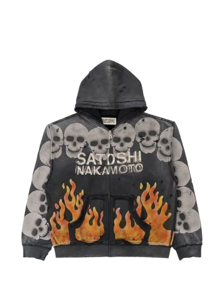 Hoodie Satoshi Nakamoto μαύρο