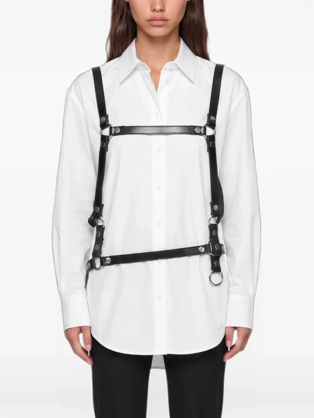 Body Junya Watanabe din piele negru
