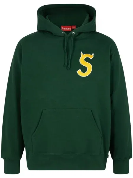 Hanorac cu glugă Supreme verde