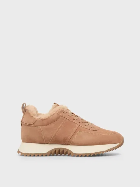 Кожаные кроссовки Prpy оранжевые